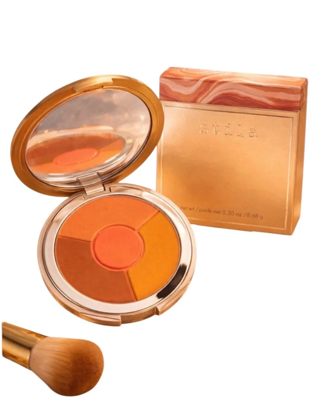 Stila One Step Correct Brightening‎ Finishing Powder - deep NEW